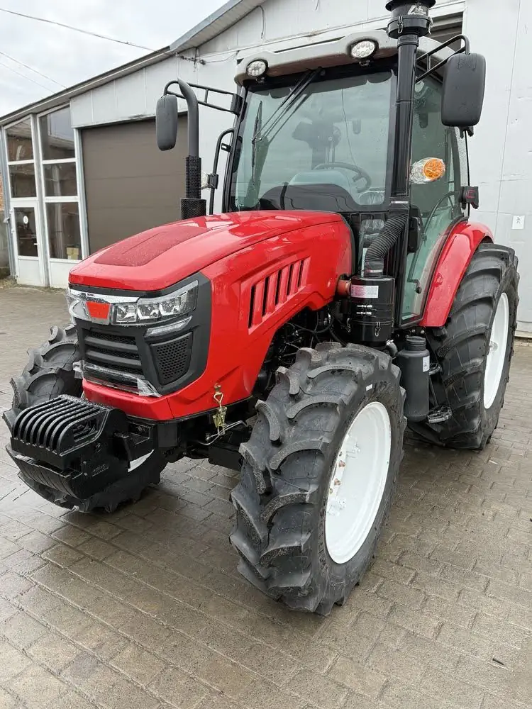 Tractor Agricol AgroFarm 904x cu Cabină și Încărcător Frontal 4 în 1 - 4