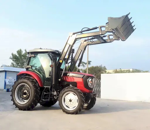 Tractor Agricol AgroFarm 904x cu Cabină, Încărcător Frontal 4 în 1, motor diesel 90 CP, tracțiune 4×4, aer condiționat